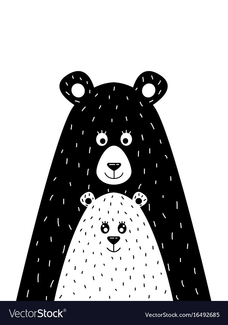 Медведь в скандинавском стиле