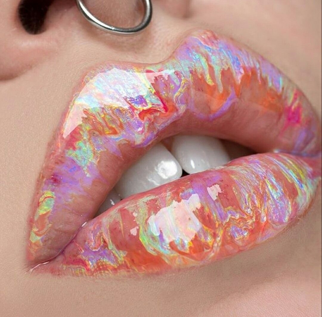 Макияж губ Эстетика