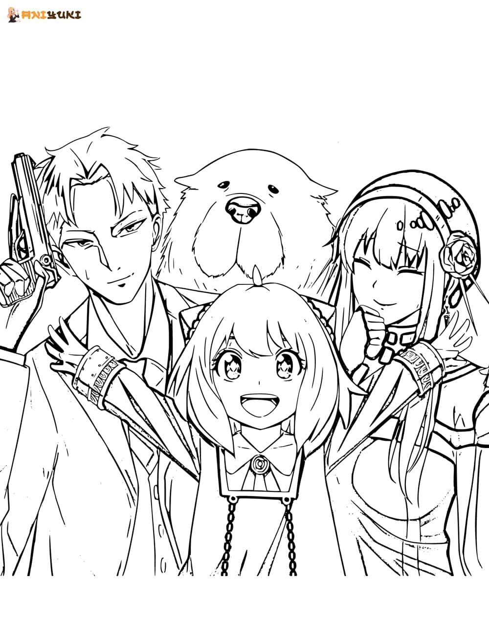 Аня аниме семья шпионов