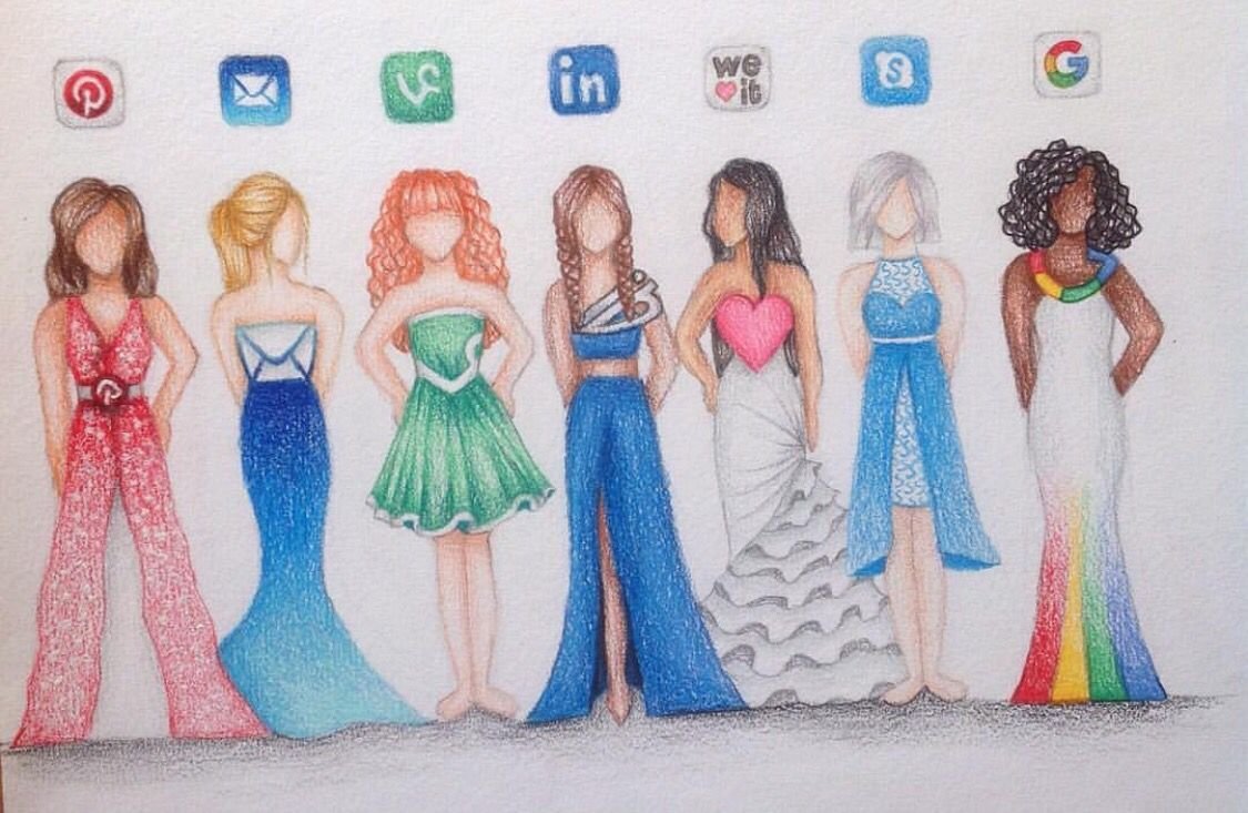 Модные идеи для рисунков