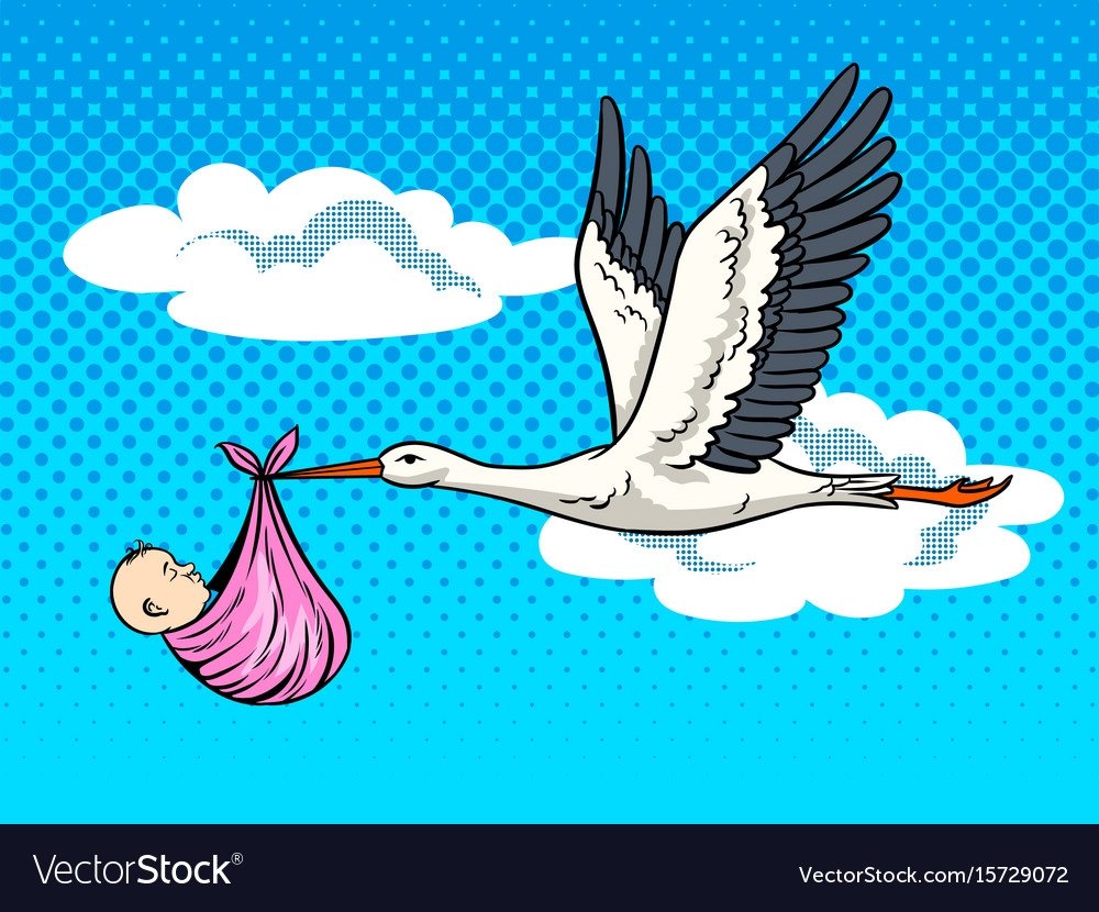 С днём рождения дочери Аист