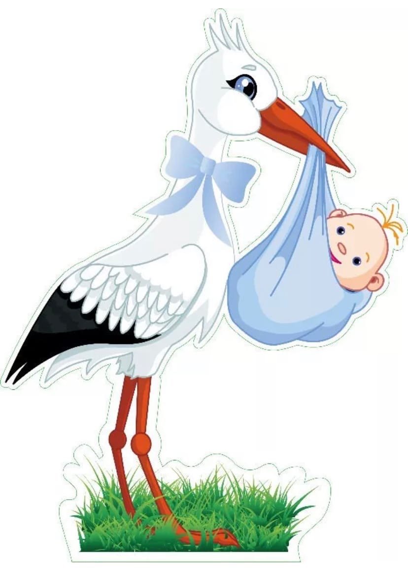 Фоторамка с аистом