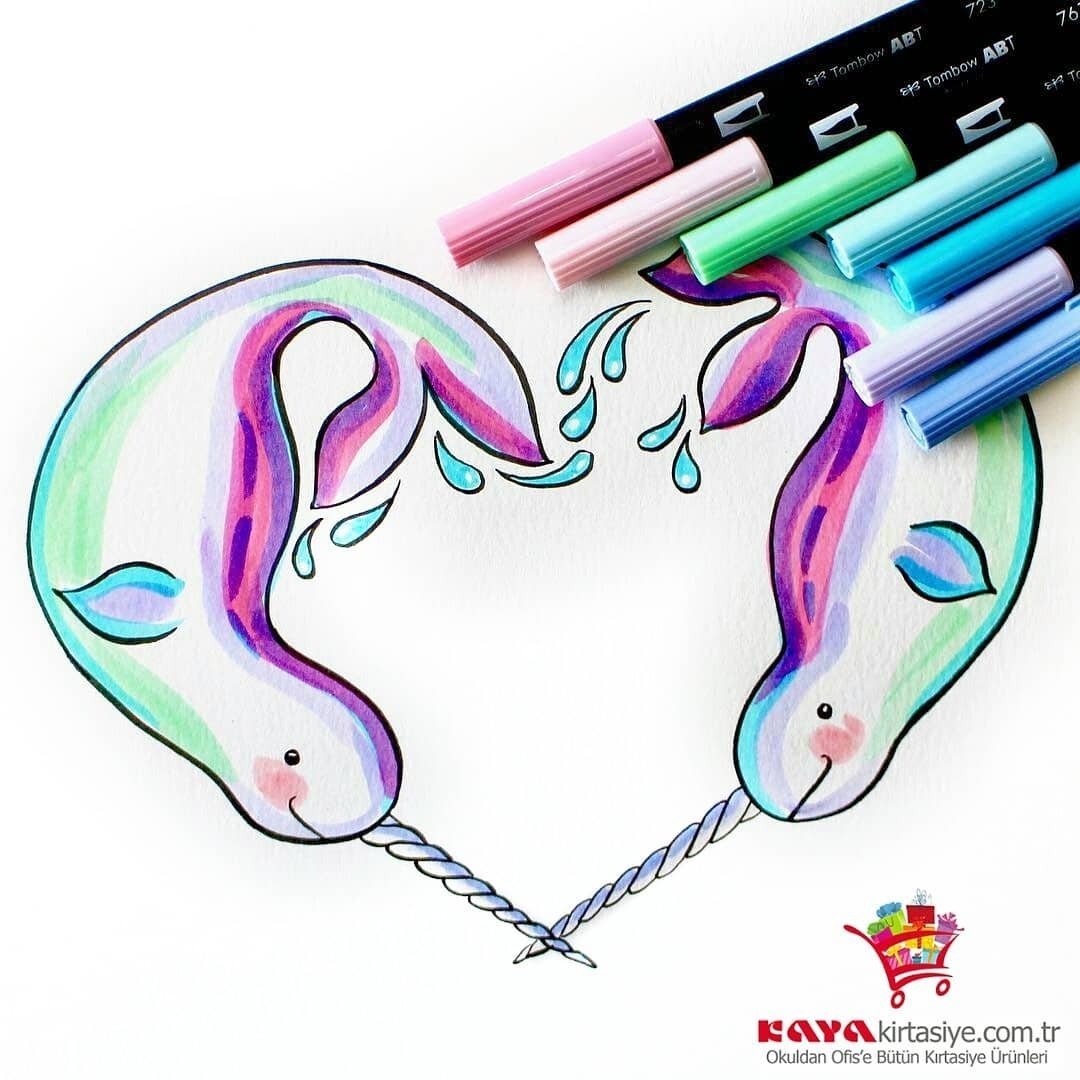 Рисунки фломастерами легкие