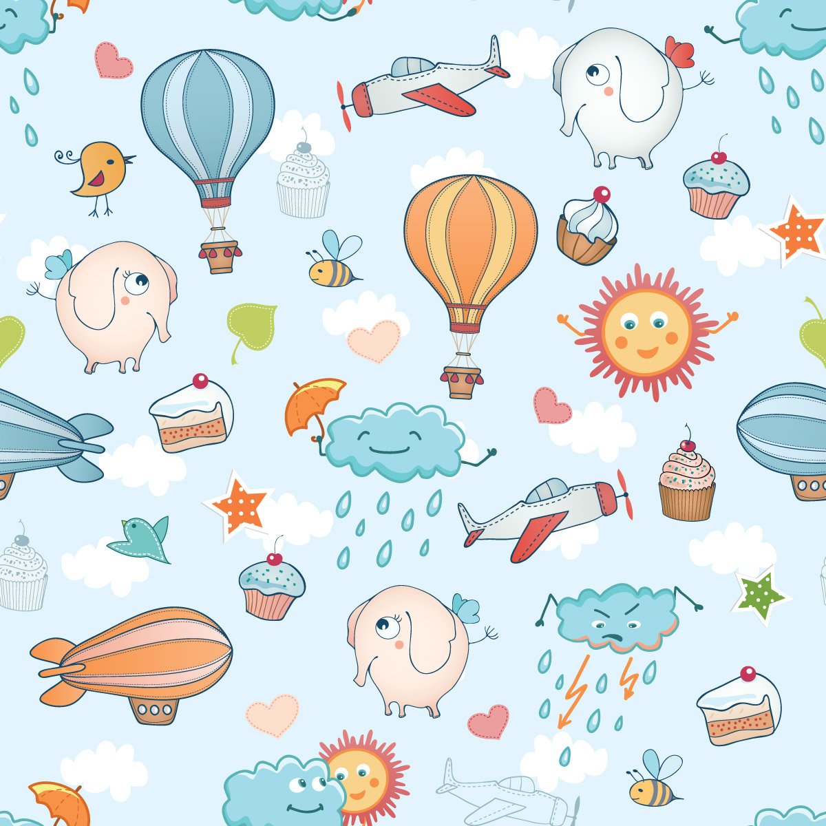 Бумага для скрапбукинга детская тематика