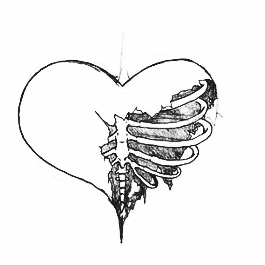 Грустные картинки для срисовки