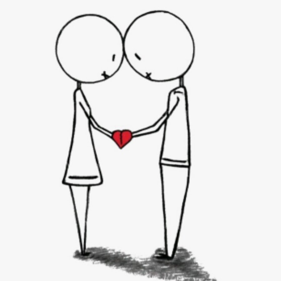 Парень и девушка рисунок