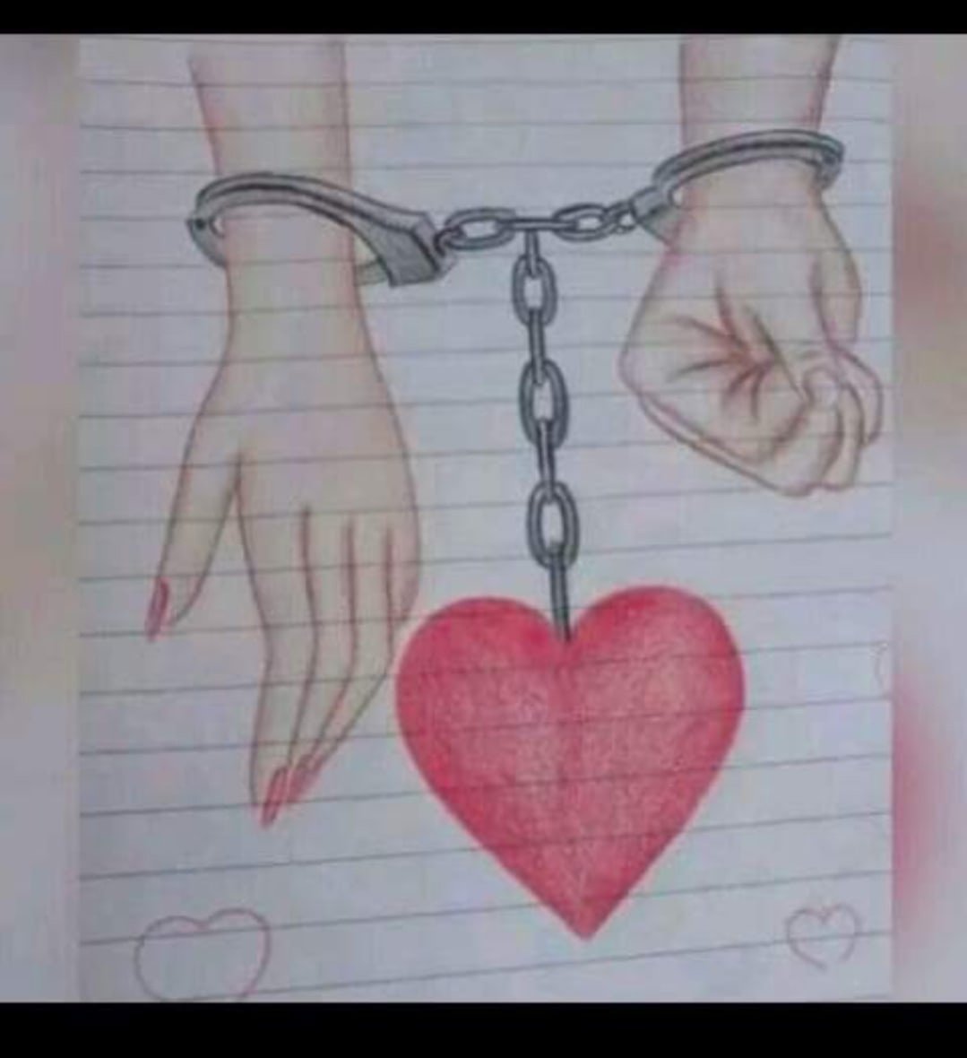 Рисунки для срисовки сердечки