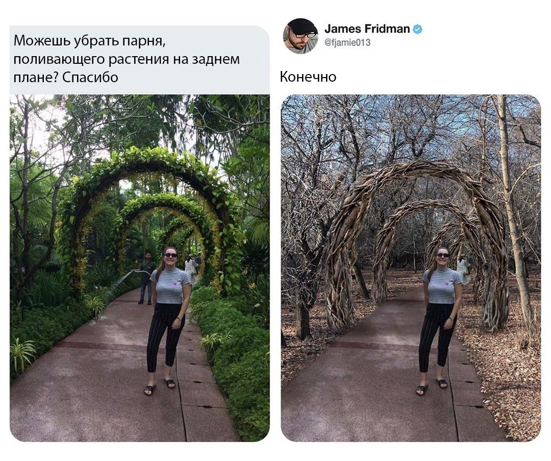 Мастер фотошопа приколы Джеймс Фридман