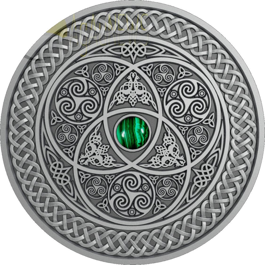 Мандала с монетками