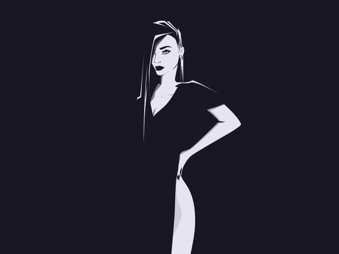 Минималистичные обои на телефон