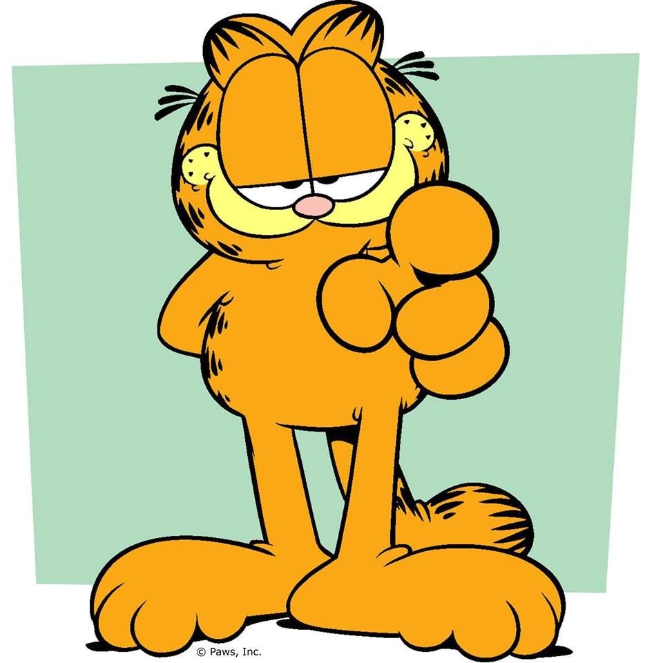 Герои мультика Гарфилд