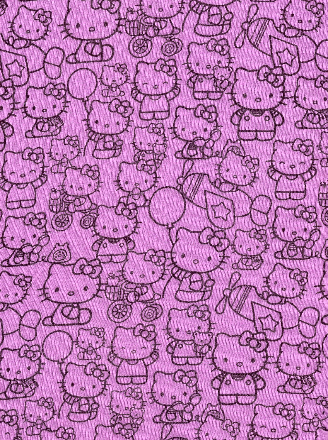 Hello Китти фиолетовый