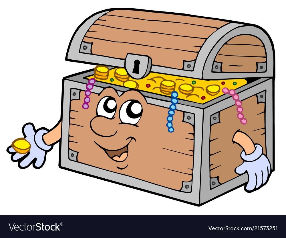 Сундук мультяшный