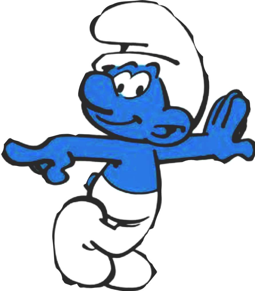 Смурфик Smurfs папа Смурф