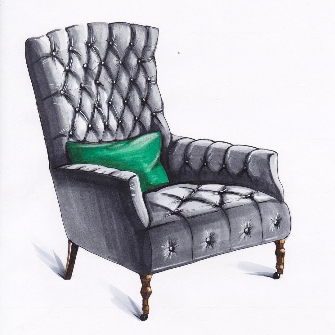 Нарисовать кресло