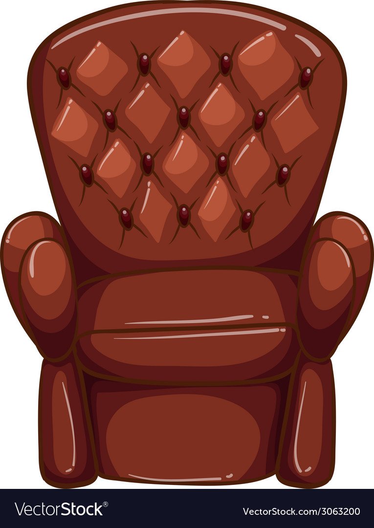 Кресло красное мультяшное