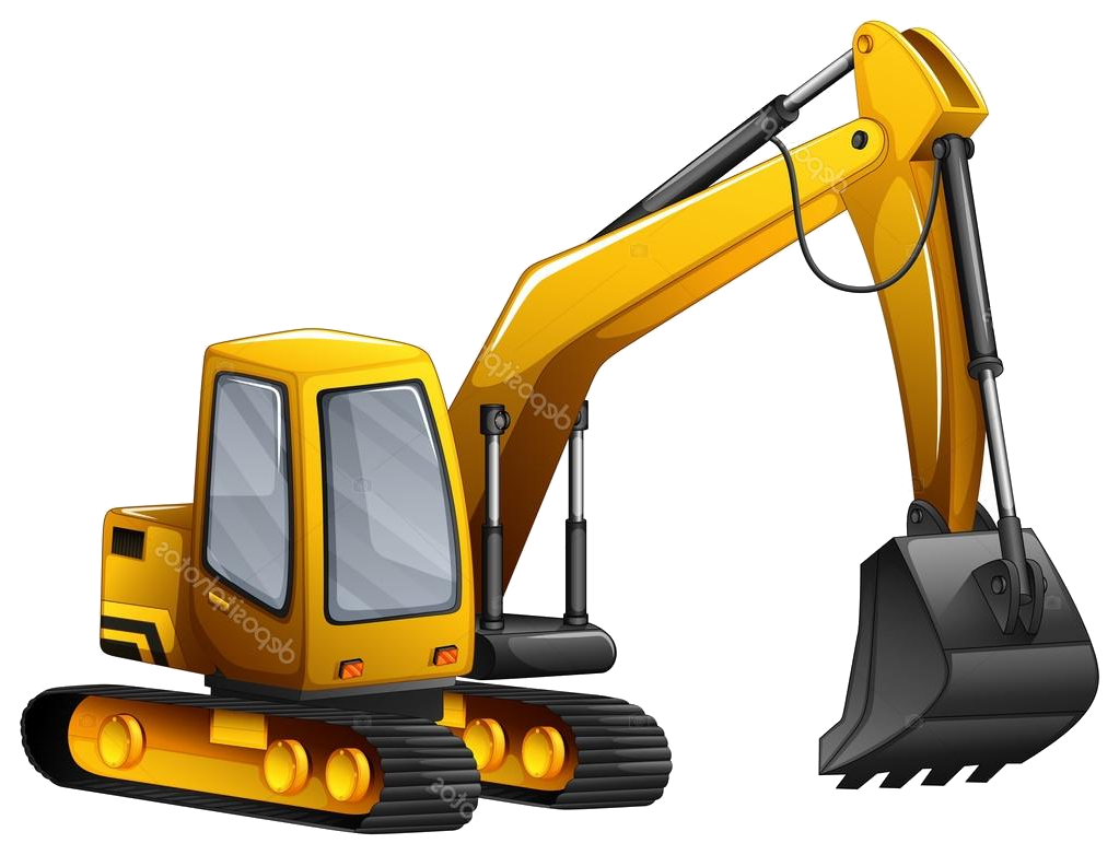 Экскаватор рисунок
