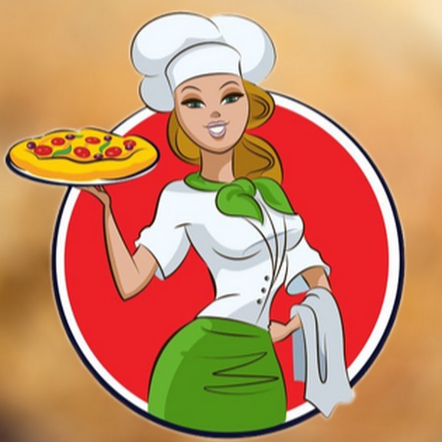 Повар рисунок легкий