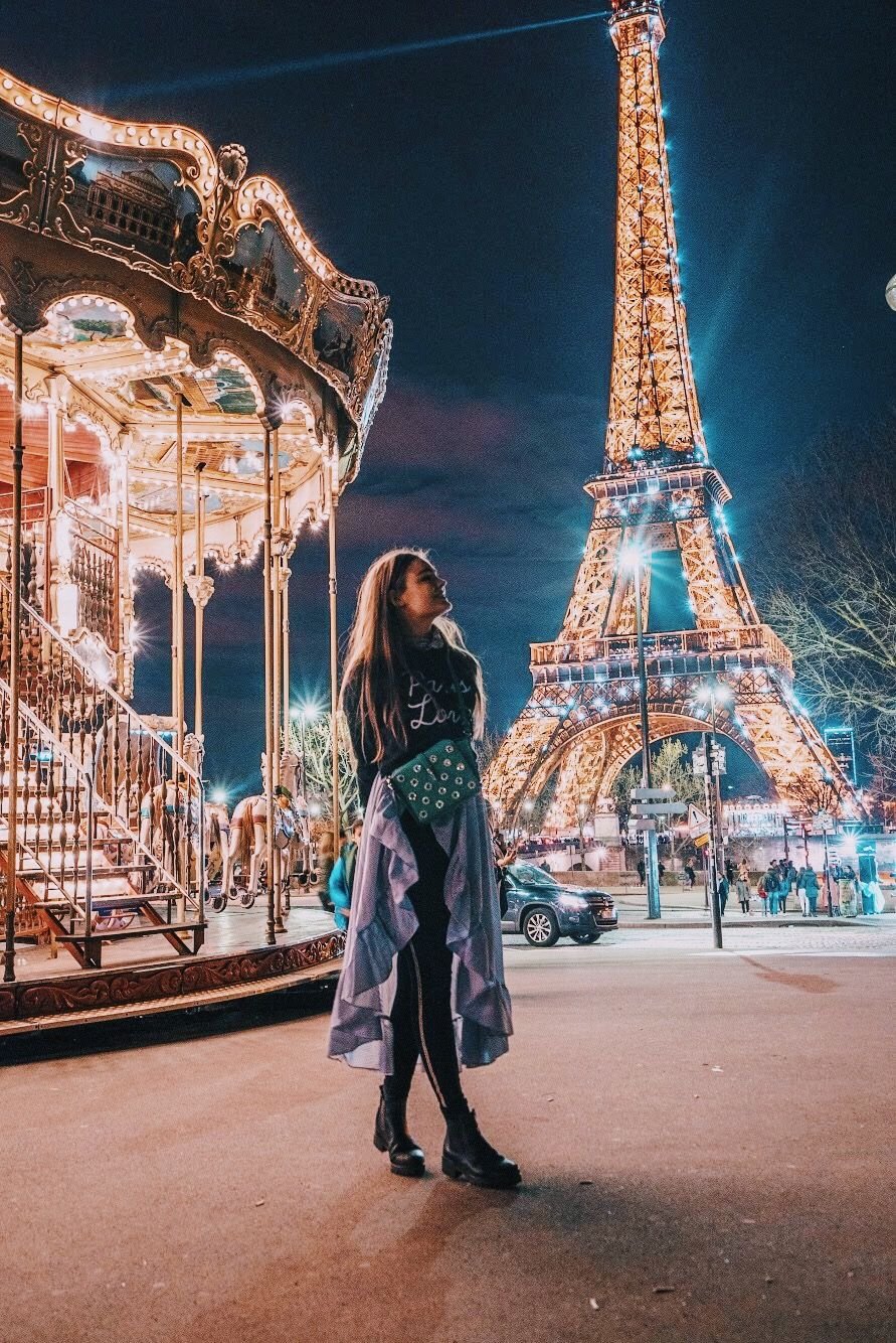 Париж кафе Эйфелева башня