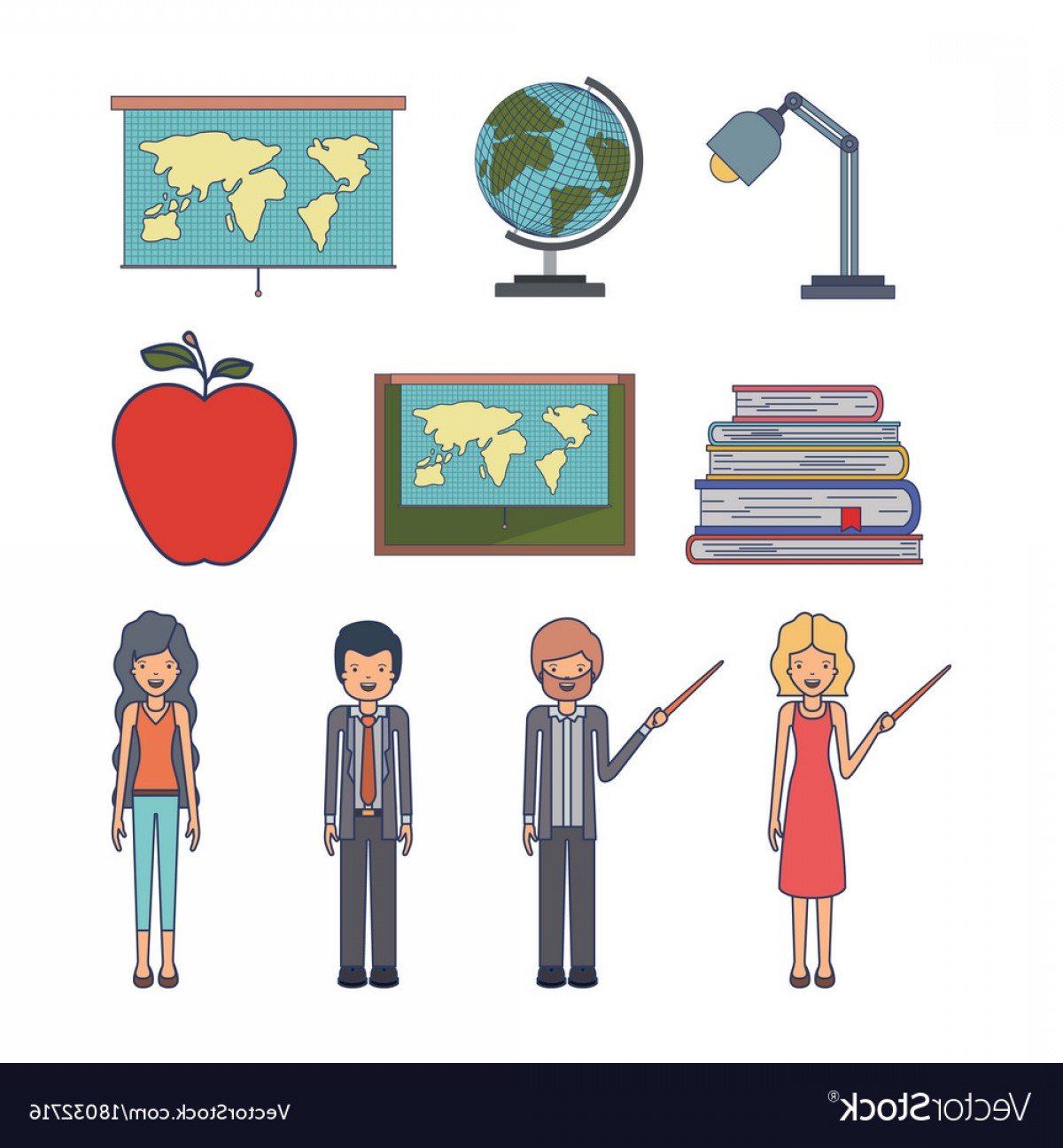 Учитель у доски