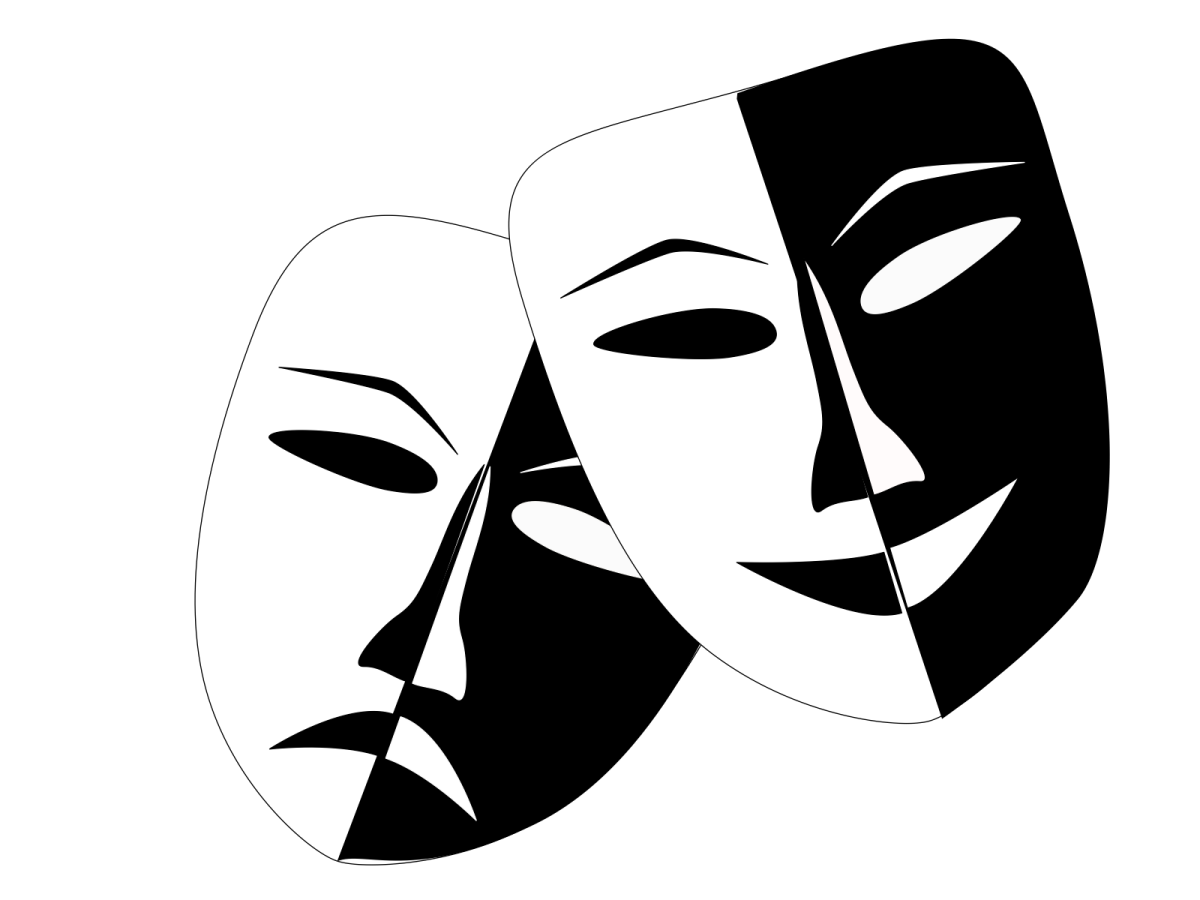 Черно-белая маска