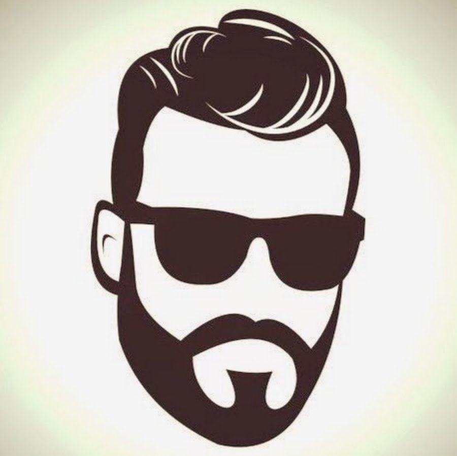 Борода силуэт