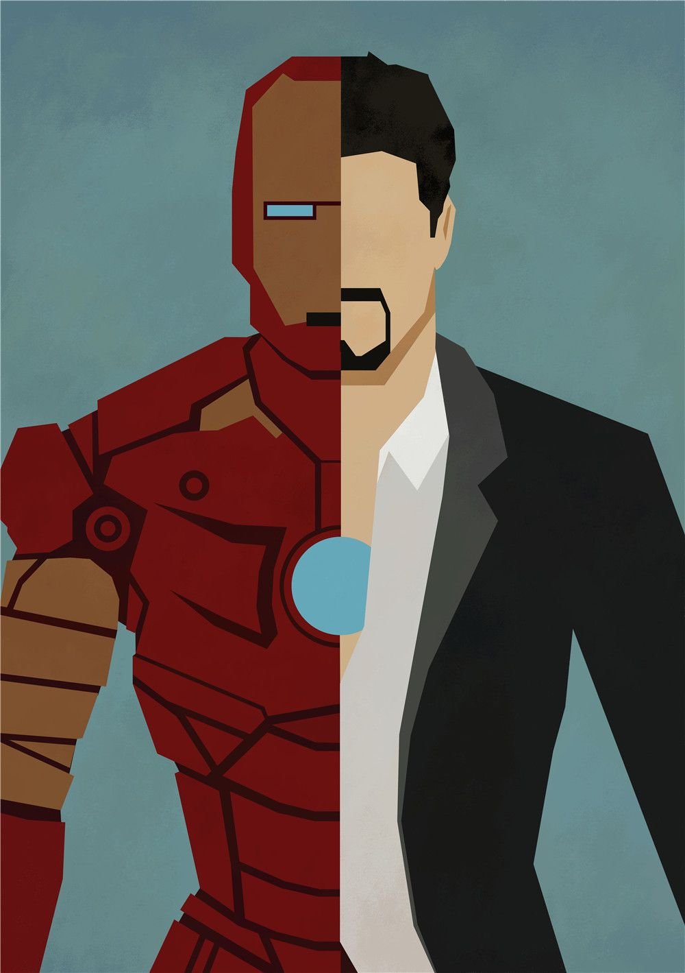 Железный человек круглый