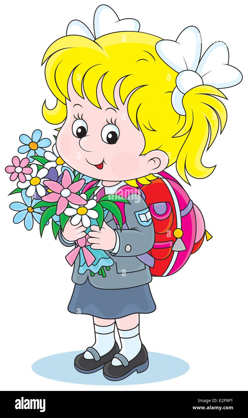 Белые банты для первоклассницы