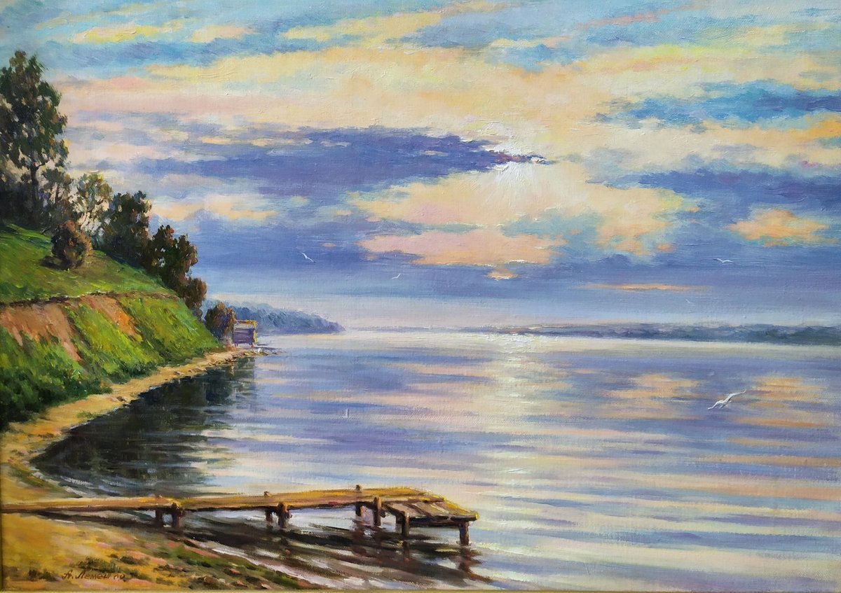 Река Волга Некрасов