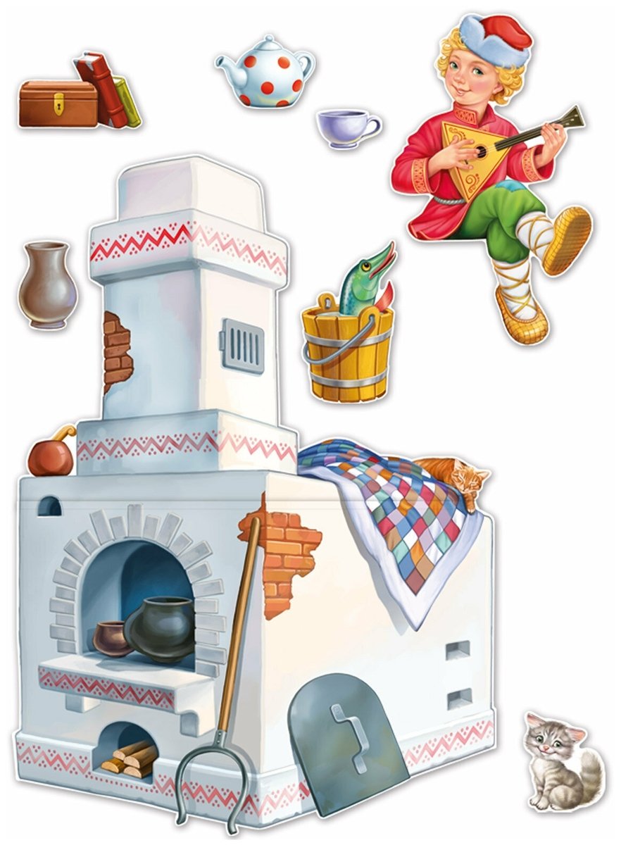 Русская печь в избе