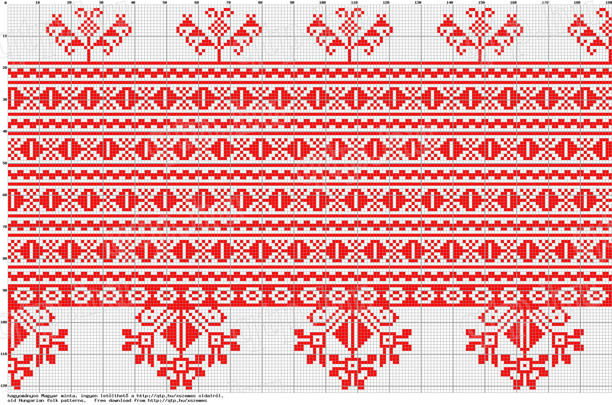 Украинский орнамент ленточный