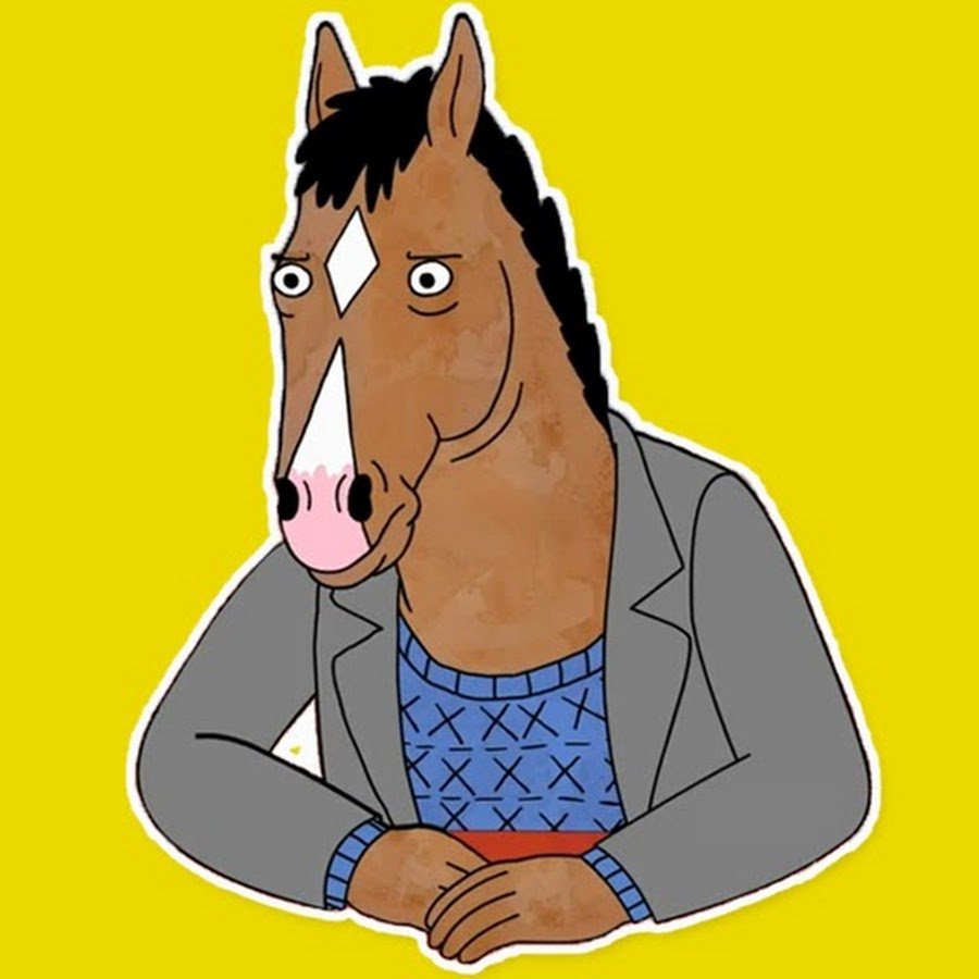 Конь в пальто рисунок