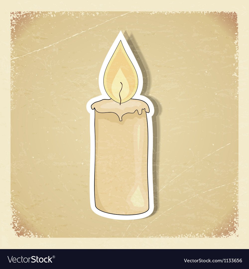 Эскиз свечи логотип
