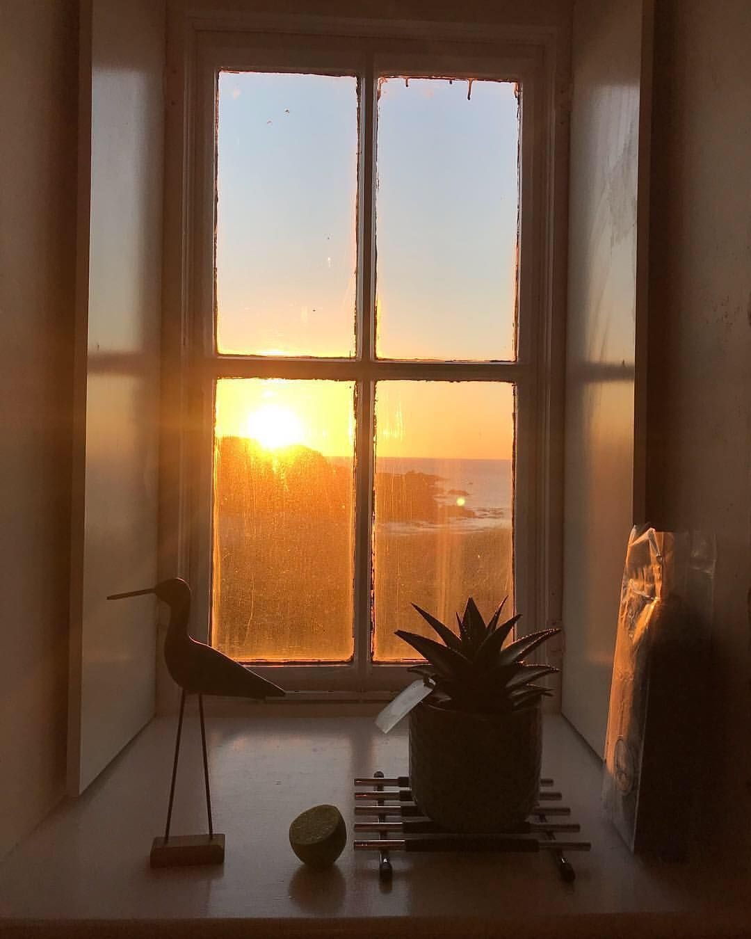 Вид из окна в деревне