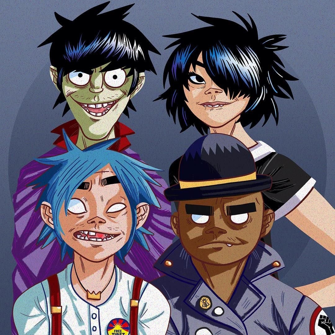 Плакат Gorillaz купить