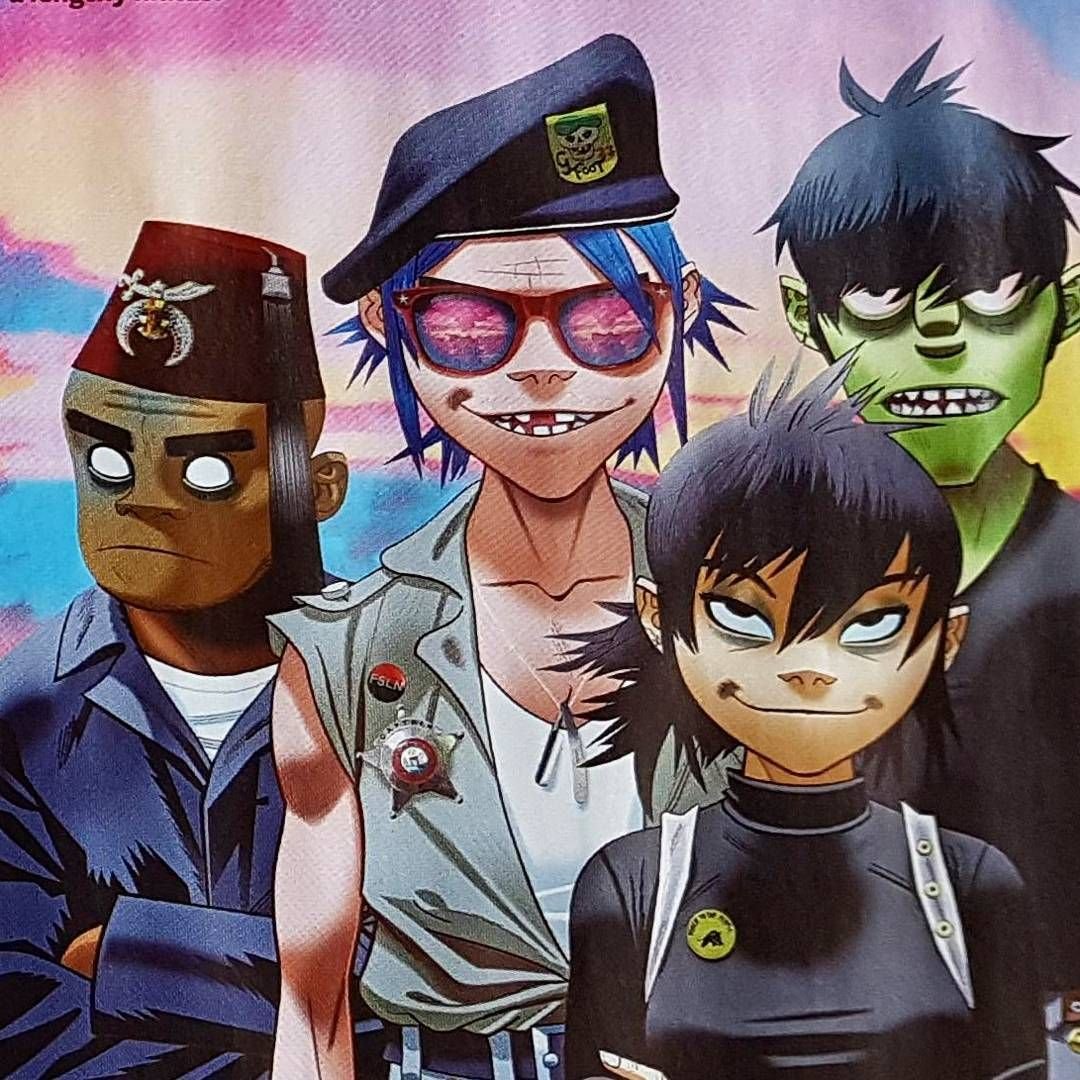 Солист гориллаз 2d