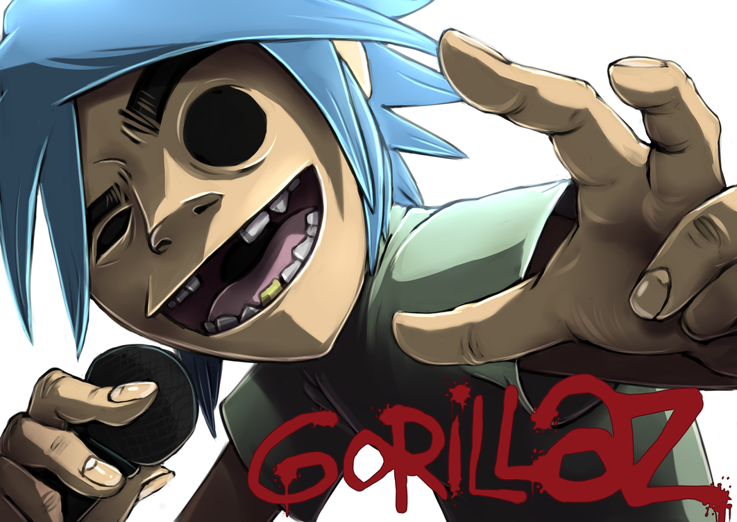 Группа гориллаз персонаж 2д