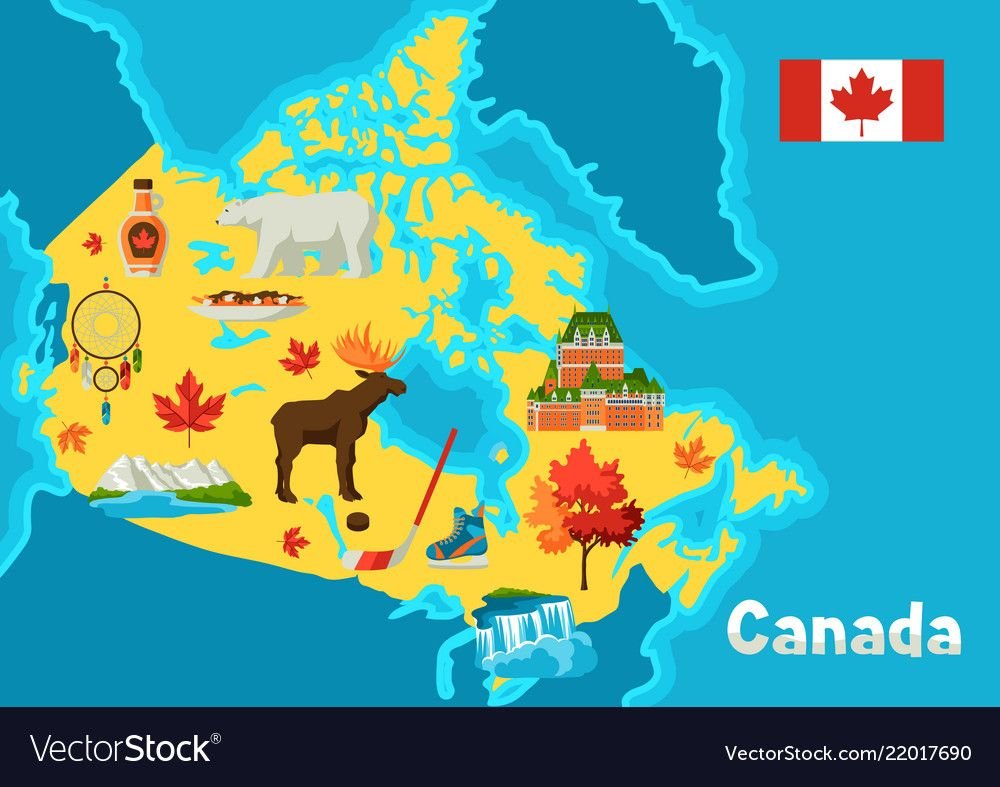 Канадский флаг значок