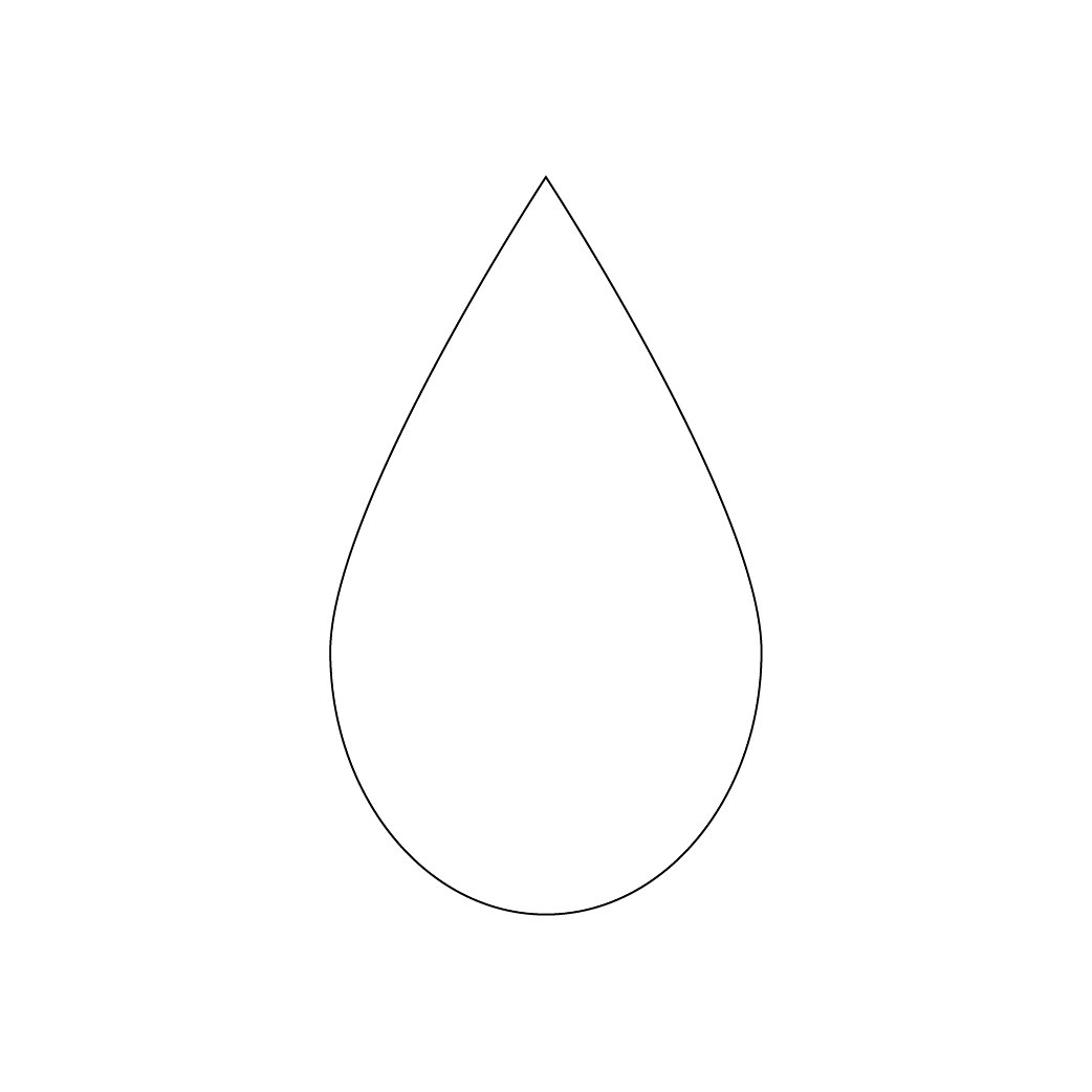 Капля воды раскраска