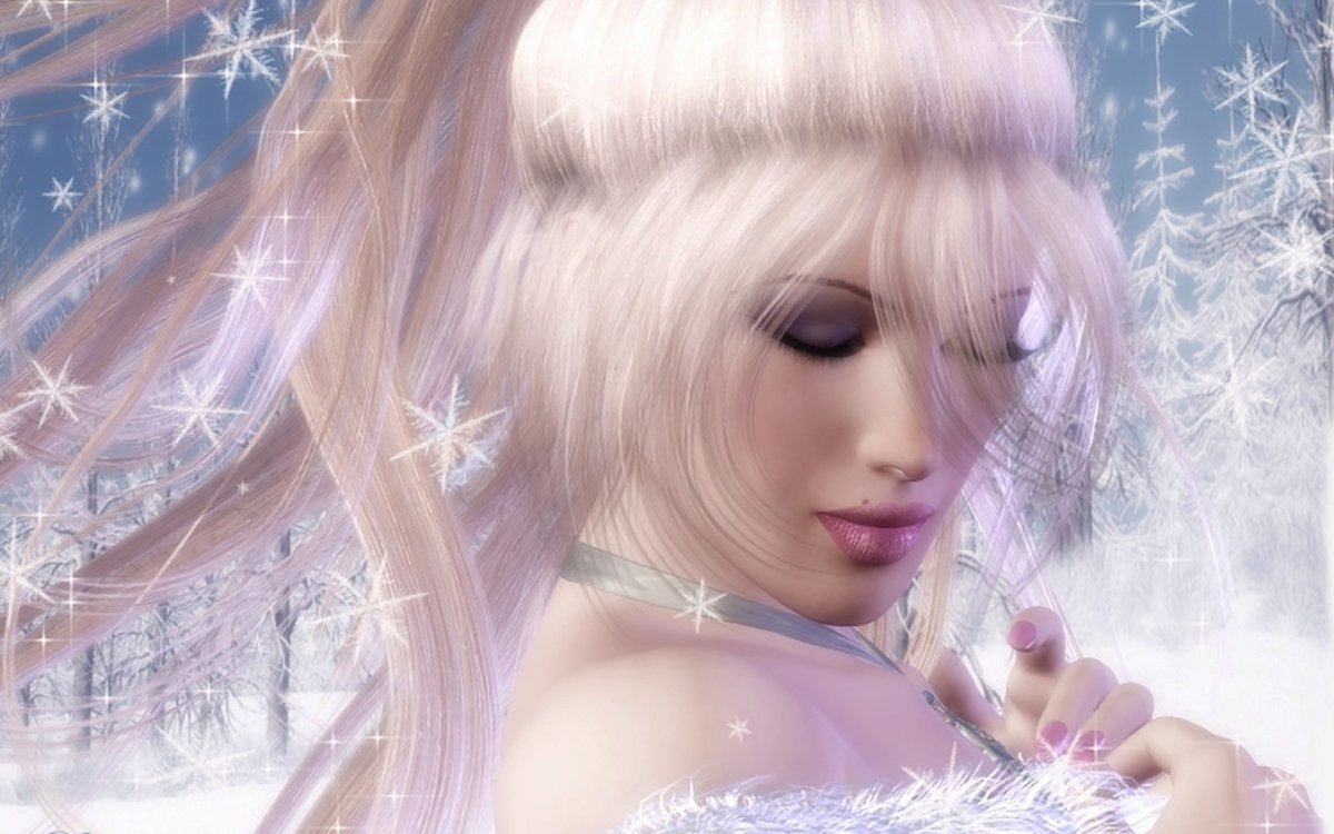 Девушка Снежинка