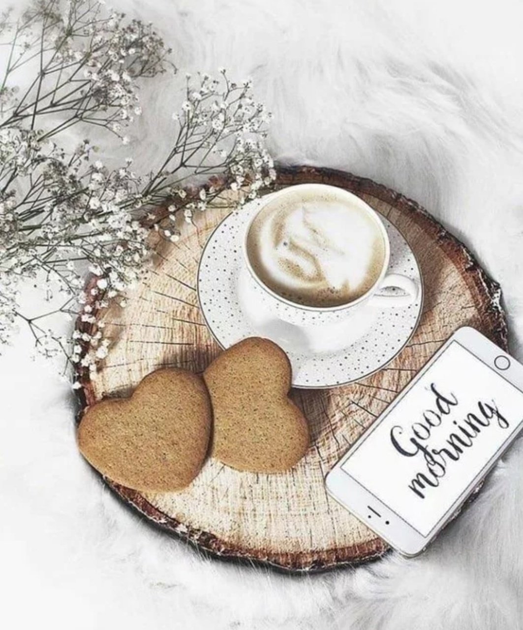 Доброе зимнее утро с мандаринами