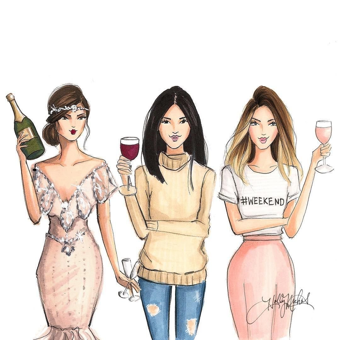 Подруги на море