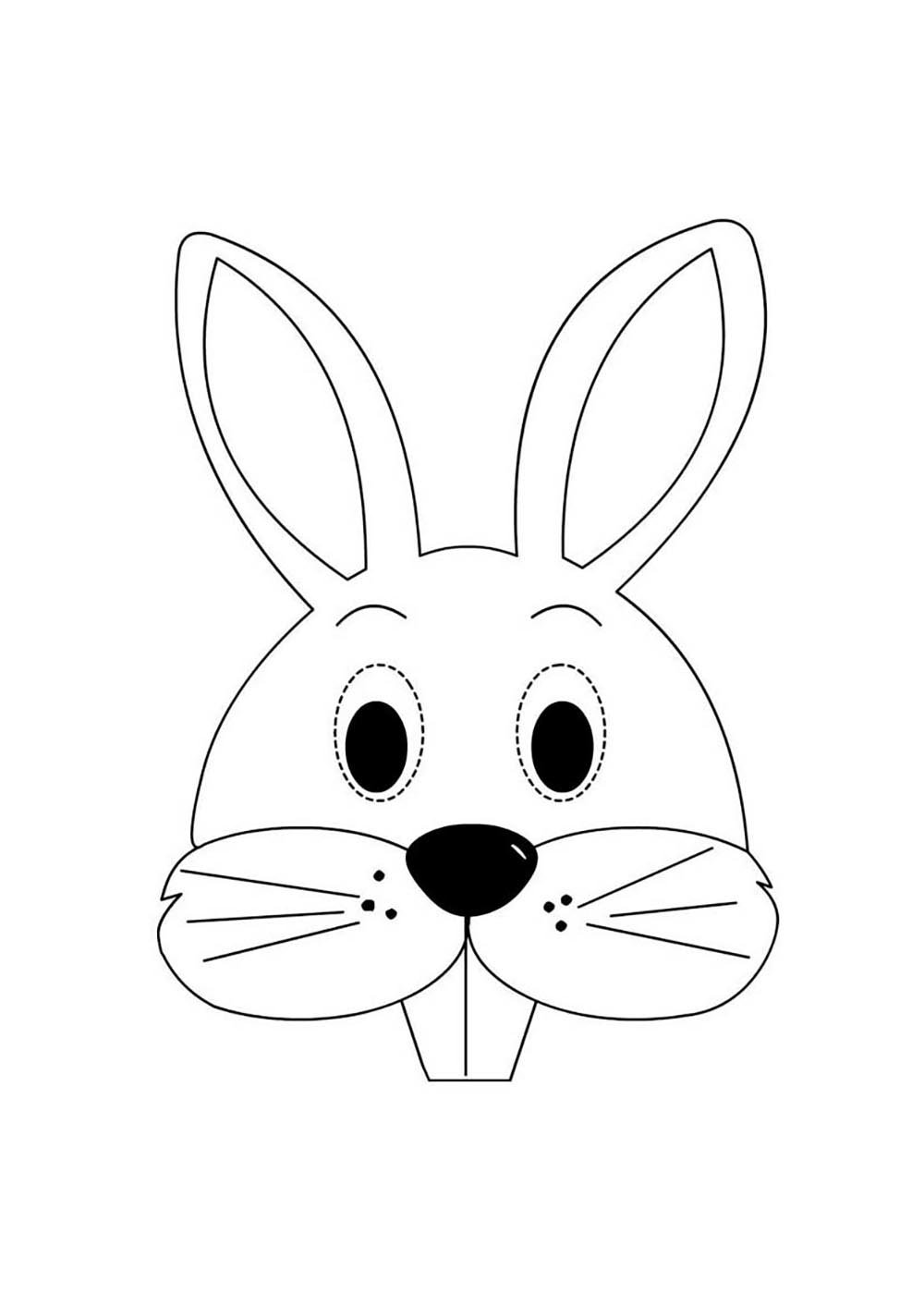 Мордочка пасхального кролика