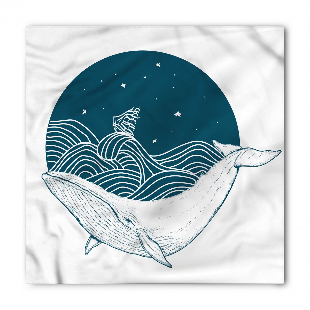 Кит орнамент в кругу