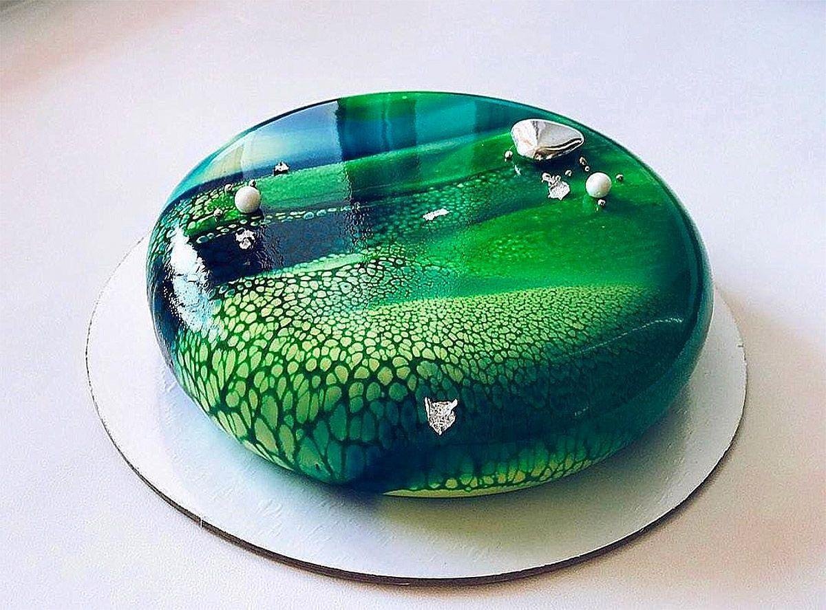 Изумрудный бархат капкейки