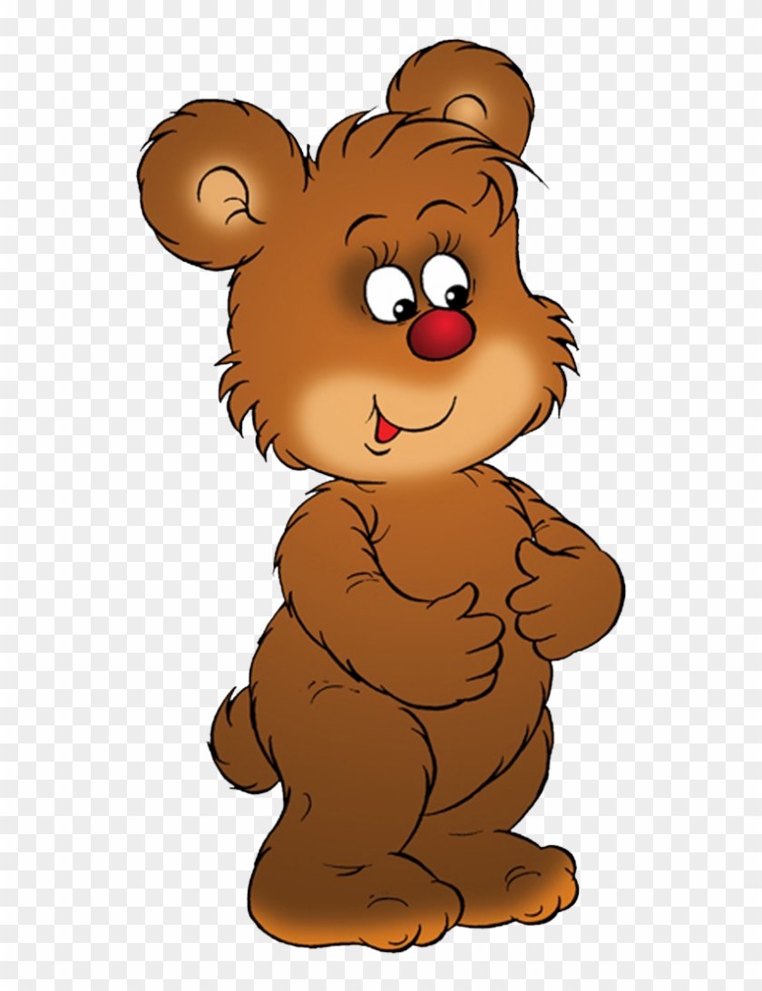 Сказочный медведь на прозрачном фоне