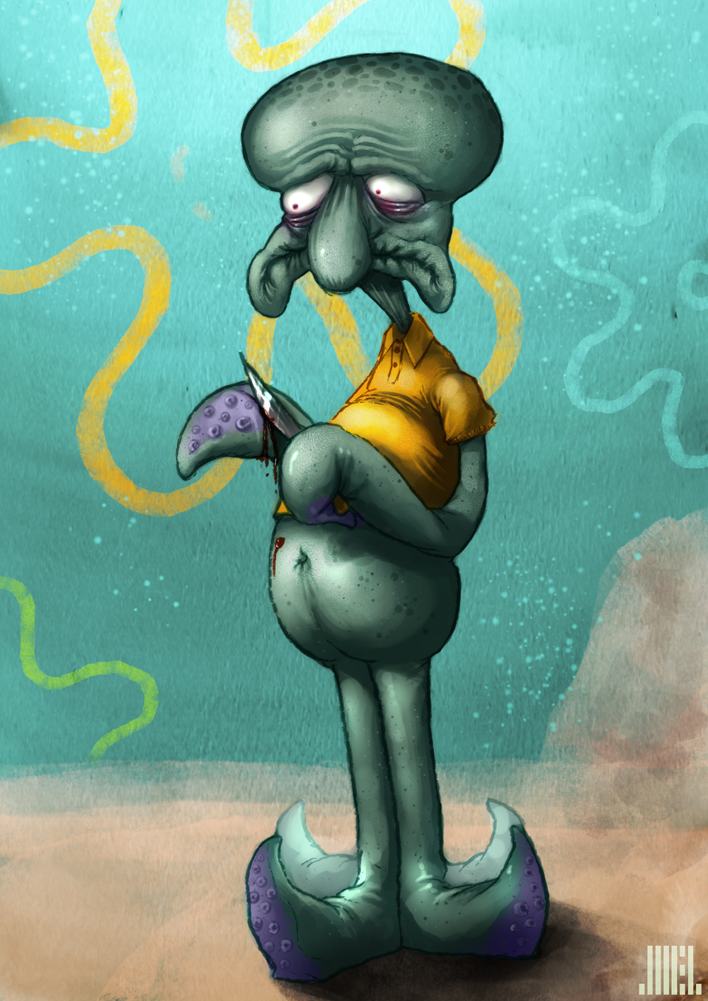 Сквидвард кальмар