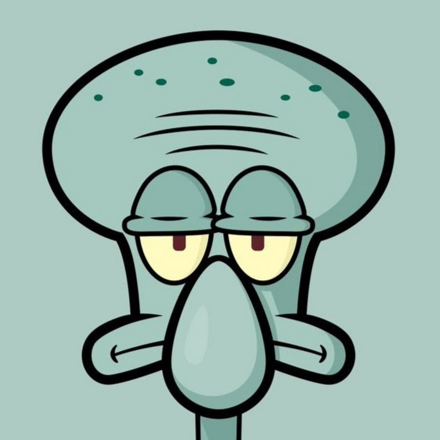 Сквидвард портрет