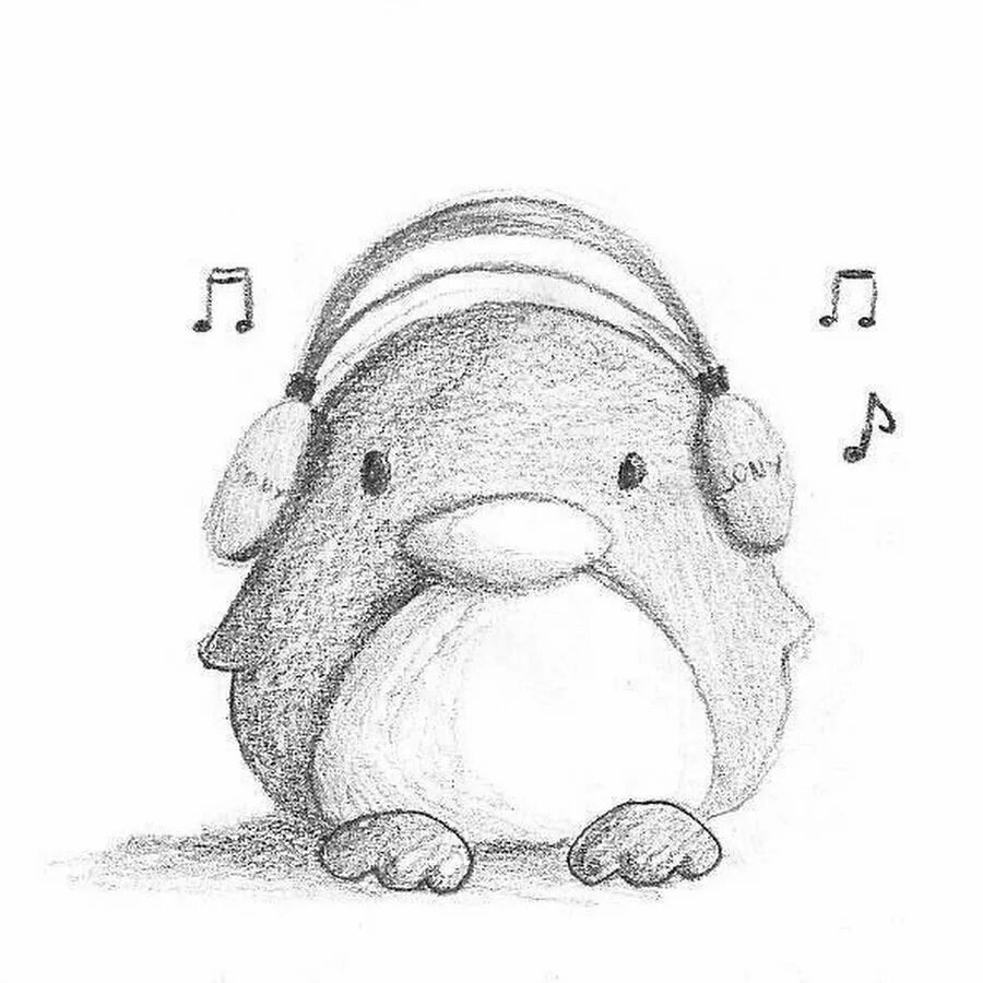 Рисунок панды карандашом для срисовки легкие милые