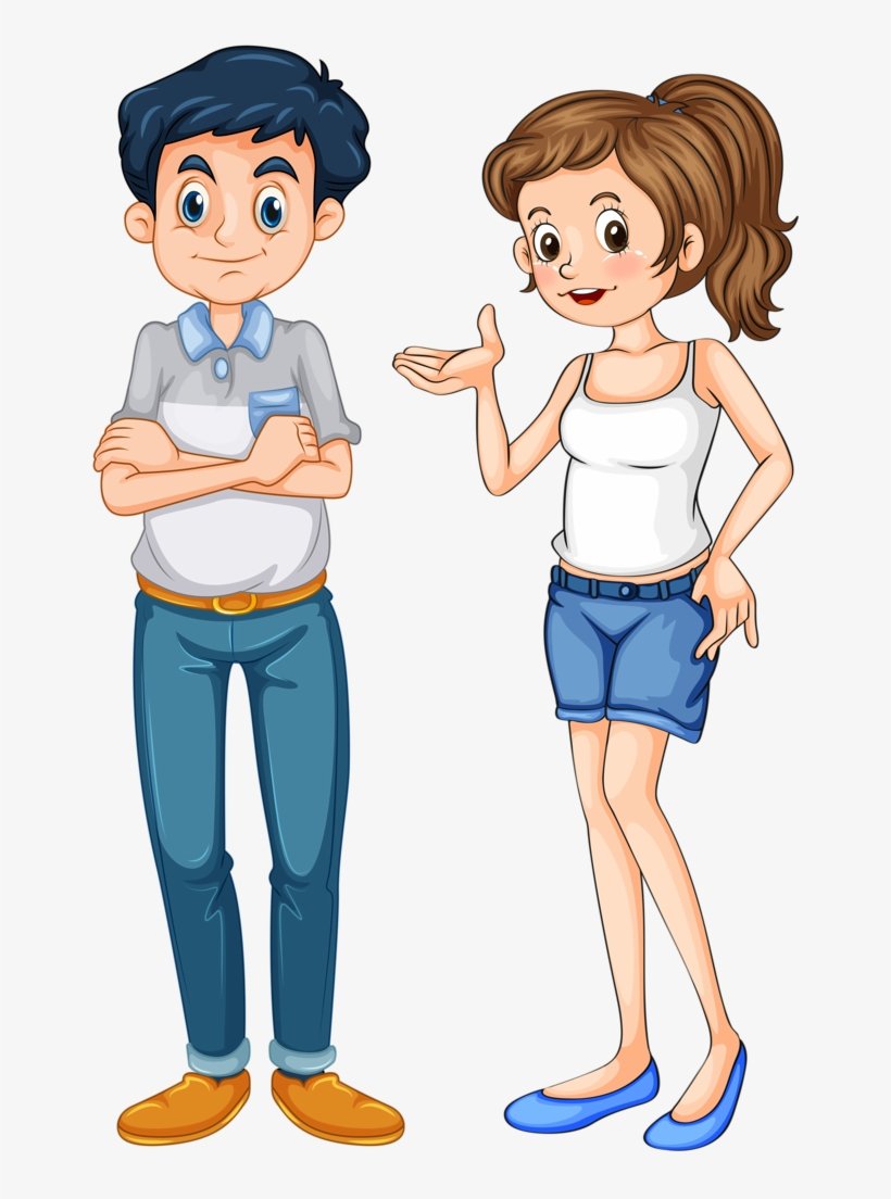 Дядя и тетя иллюстрация